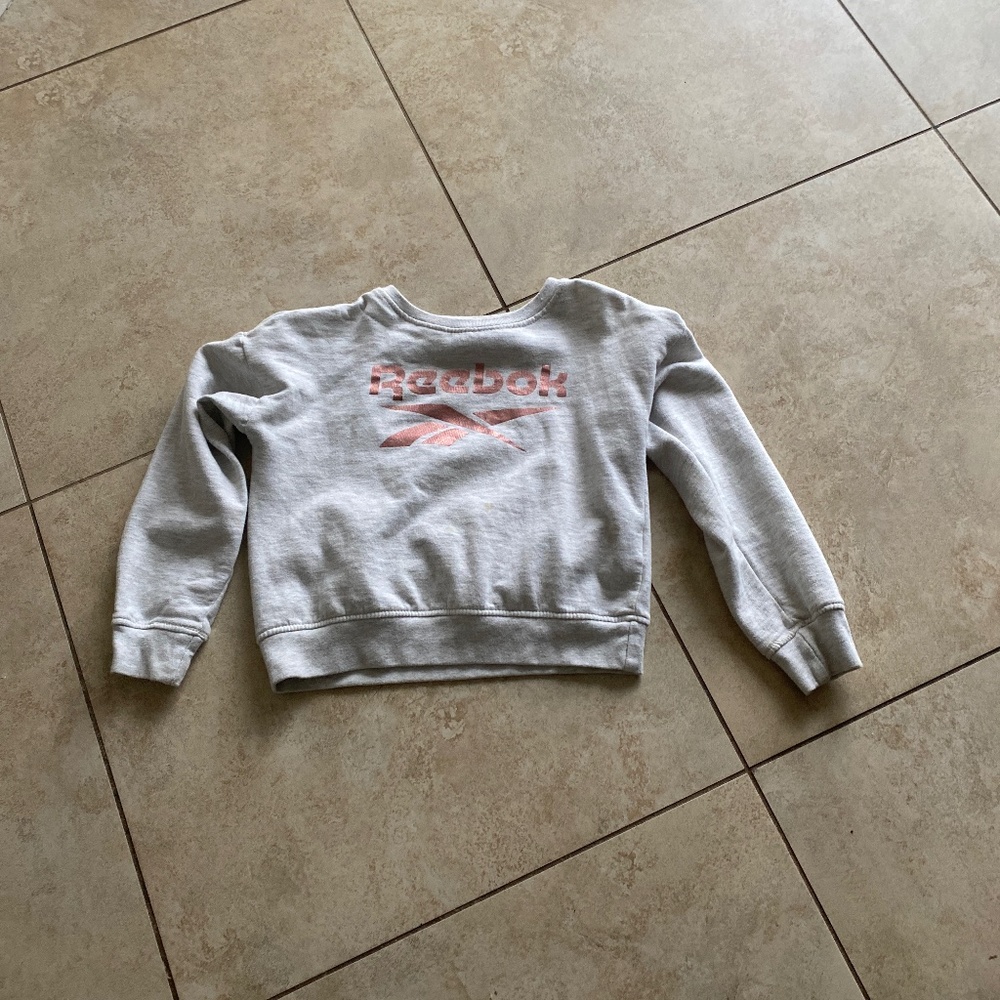 Gray sweater and shirt combination